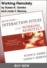 Interaction Styles and Working Remotely